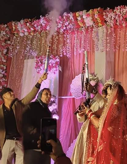 Saradhna: Case Filed Against Arjuna Awardee Annu Rani and Boxer Sahil Bhardwaj Over Wedding Celebration Firing