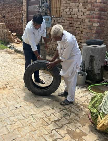 Two new cases of dengue and one of malaria were reported in the district