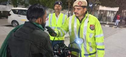 challans issued for drunk driving