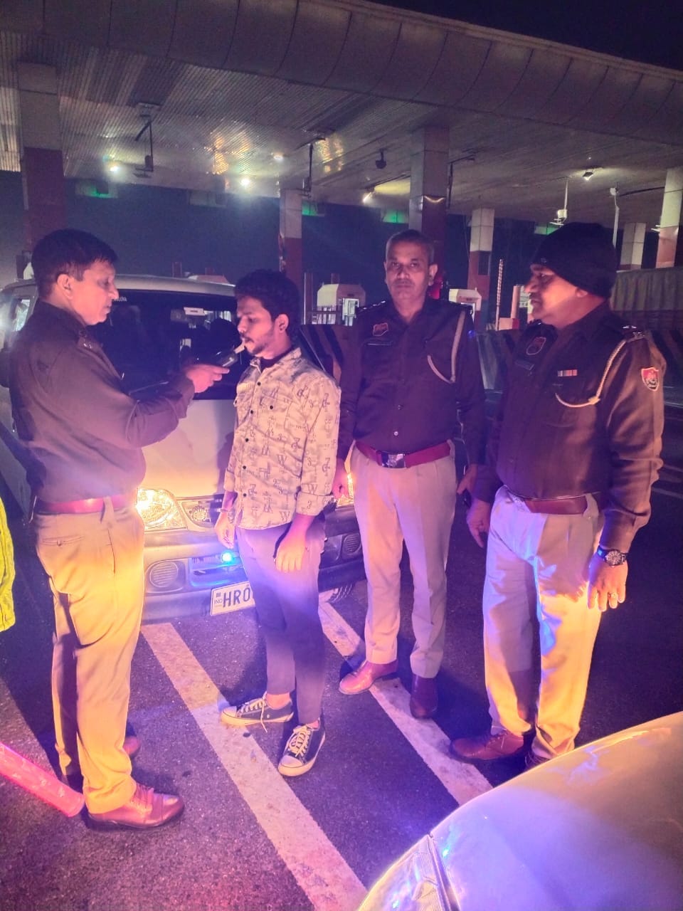 694 drivers were challaned under the campaign.