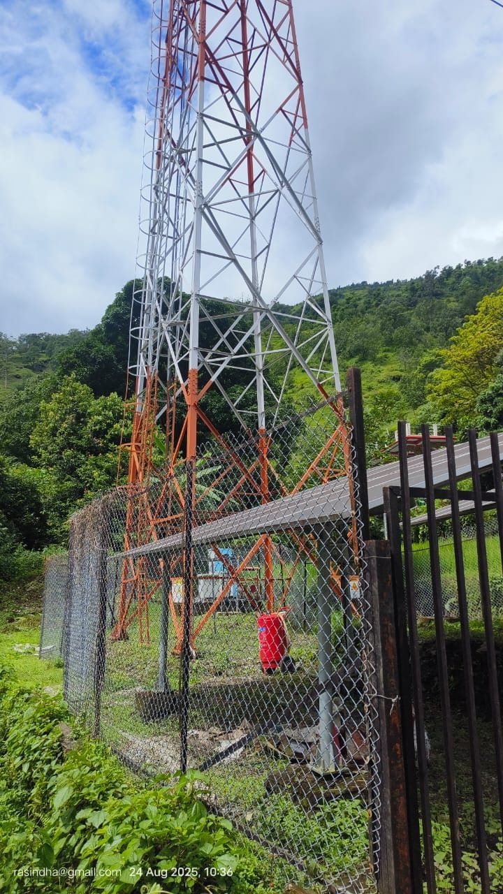 Signal of negligence... Two years ago, the system was forgotten to be turned on after installing the tower.