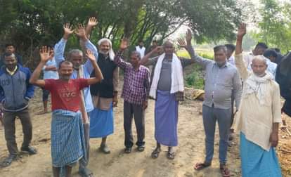 Leopard devoured a calf, villagers protested