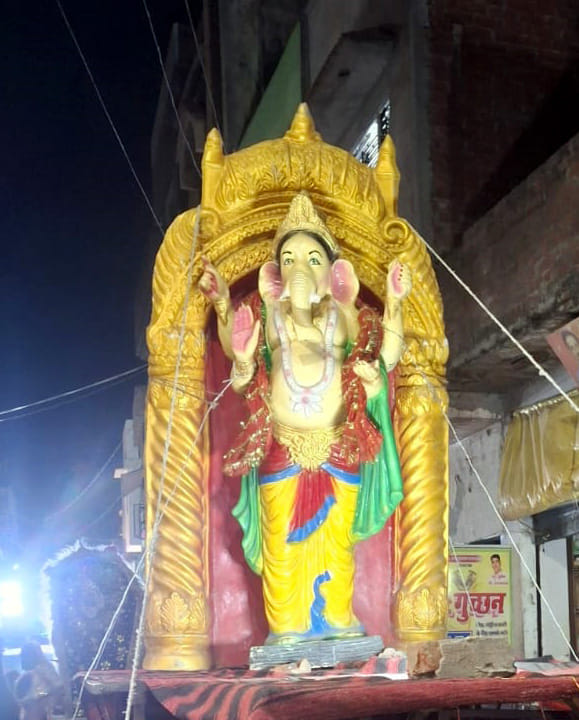 Lord Valmiki's procession was carried out with great pomp