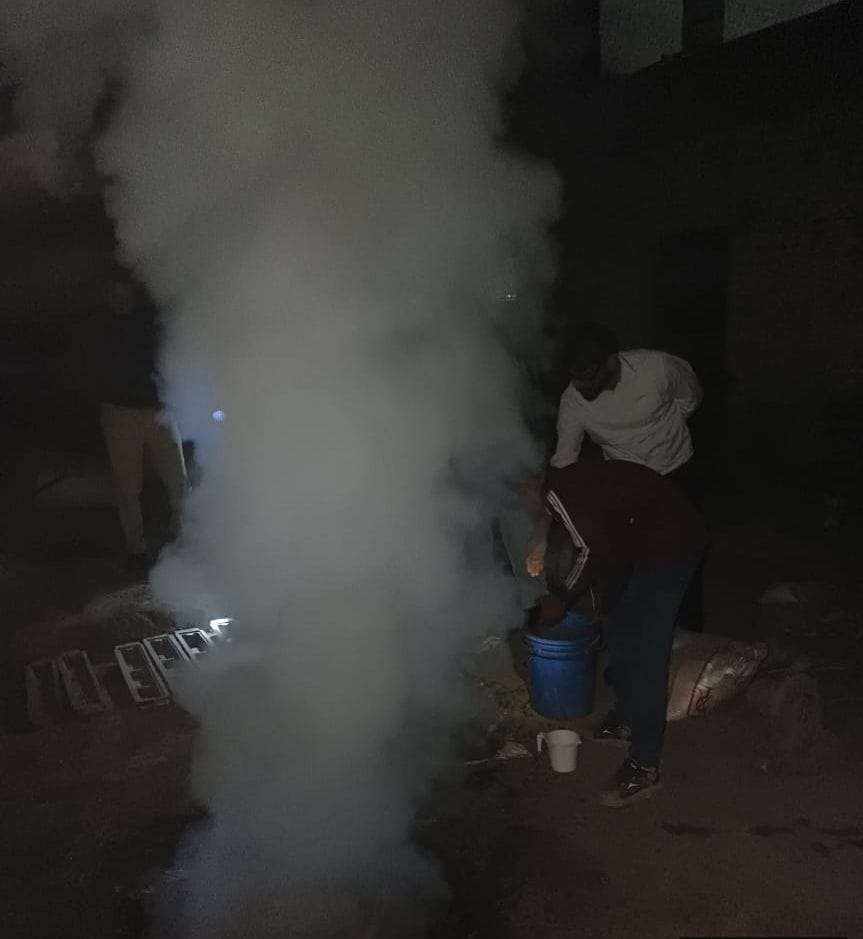 Strictness: Four illegal units sealed, eight metal melting furnaces demolished