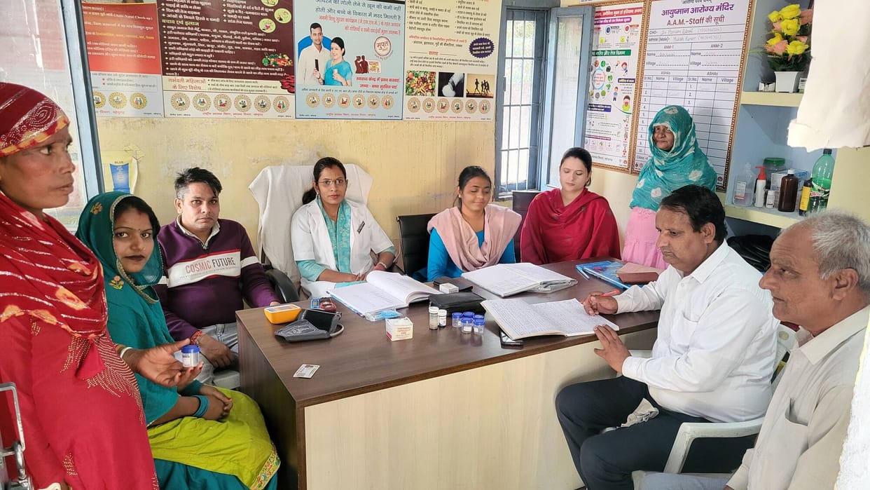 128 people were examined in the camp and samples were taken for 13.