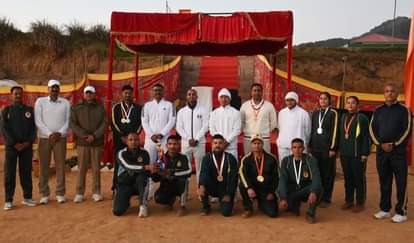 36th Battalion Lohaghat became champion in badminton competition