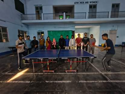 Selection of players for inter-collegiate table tennis tournament