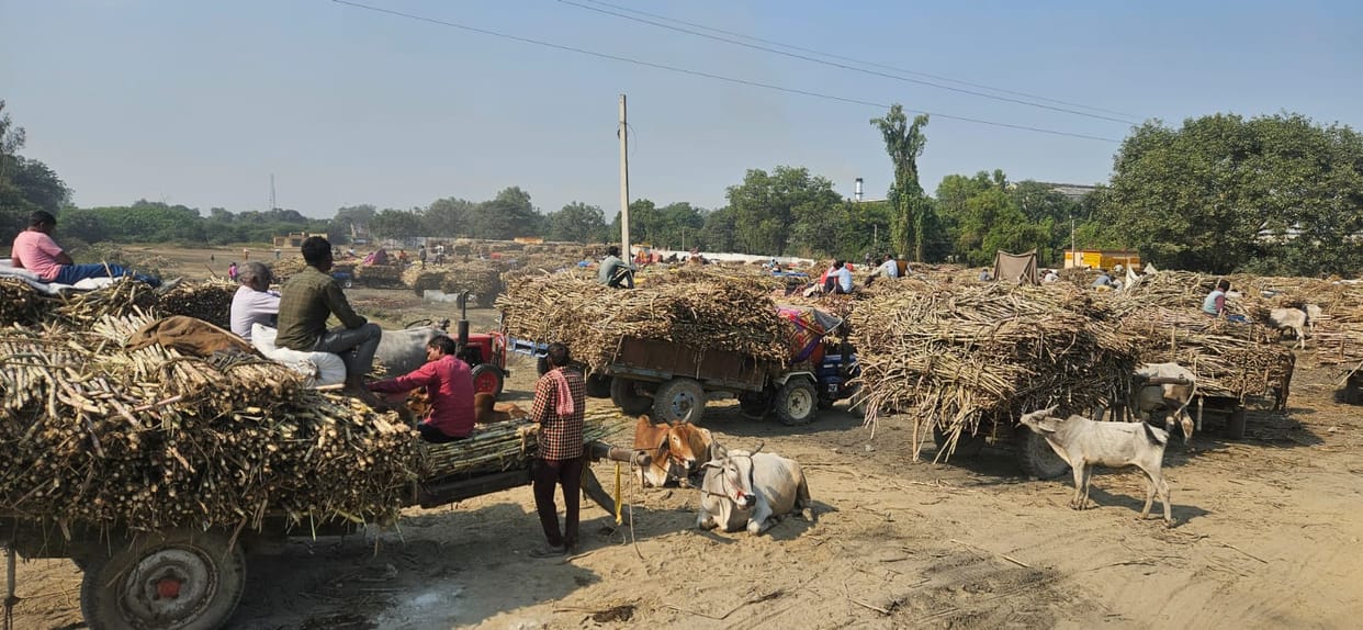 Sugar mill remained closed for an hour, farmers worried