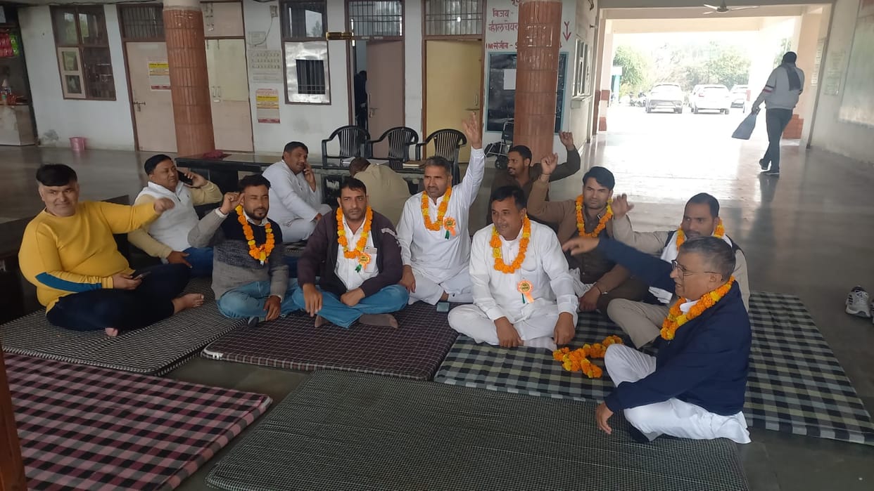 Roadways employees went on hunger strike to press for their demands