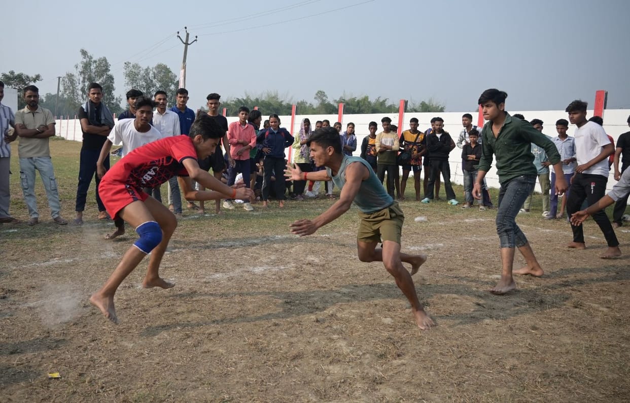 Nibiha Parsapur team victorious in junior kabaddi