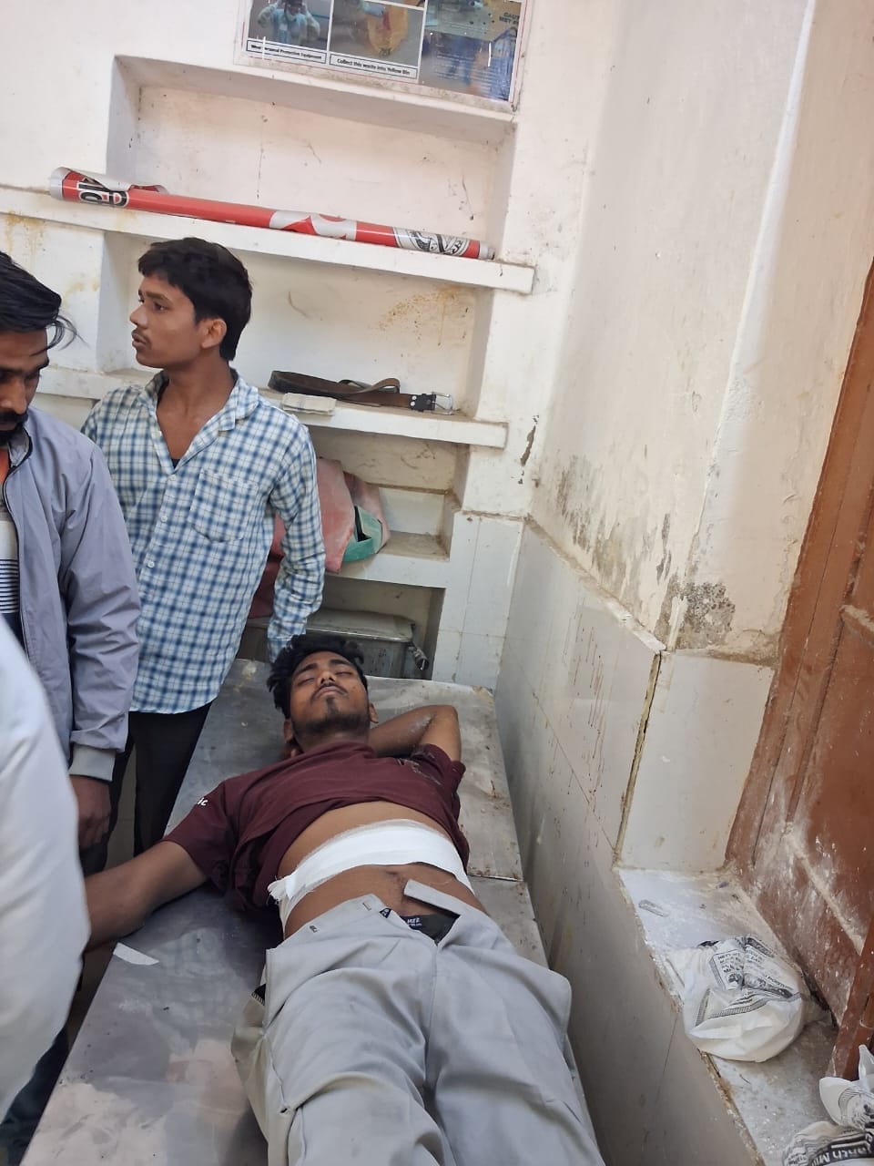 Bike-riding miscreants shot a young man, his condition is critical.