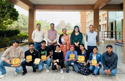 Miss Aarushi got first place in ramp walk competition