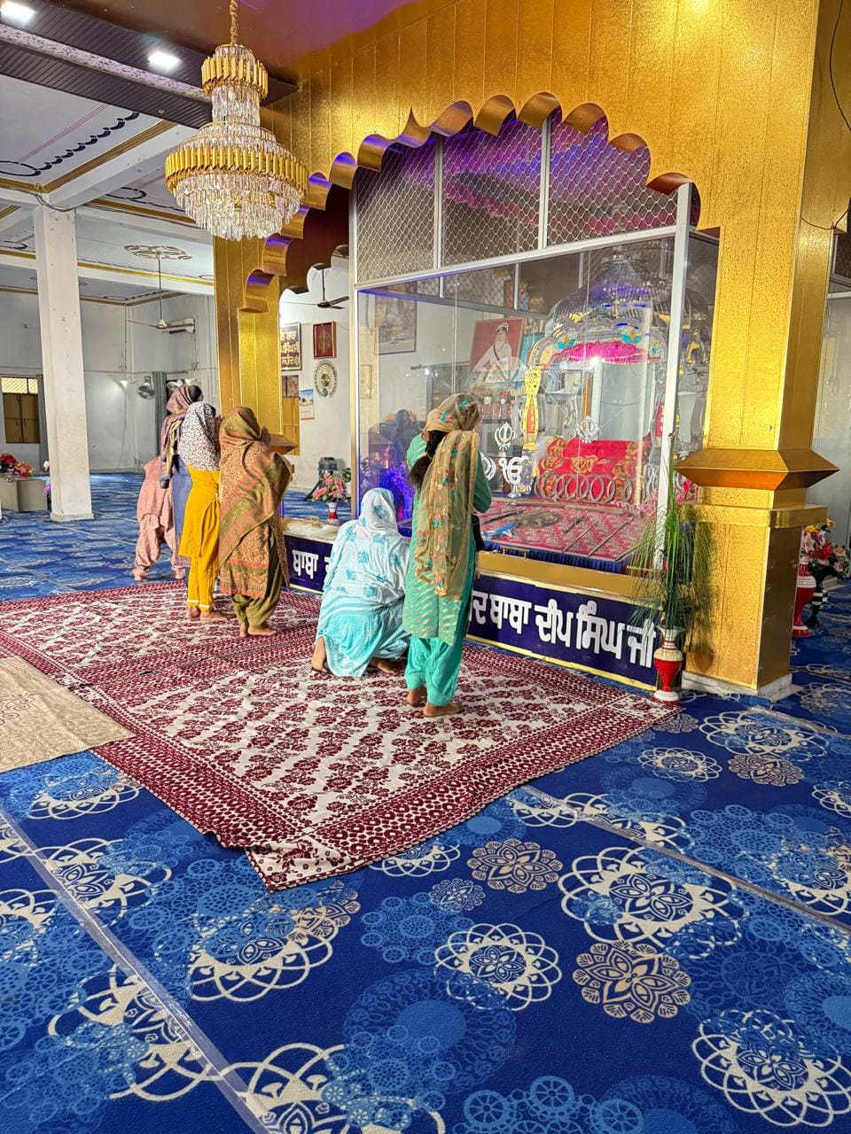 After two months, a formal religious ceremony was held at Gurdwara Shaheed Baba Deep Singh.