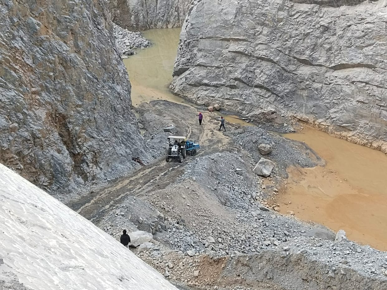 Workers were afraid to go into the deep mine and were forced to work.