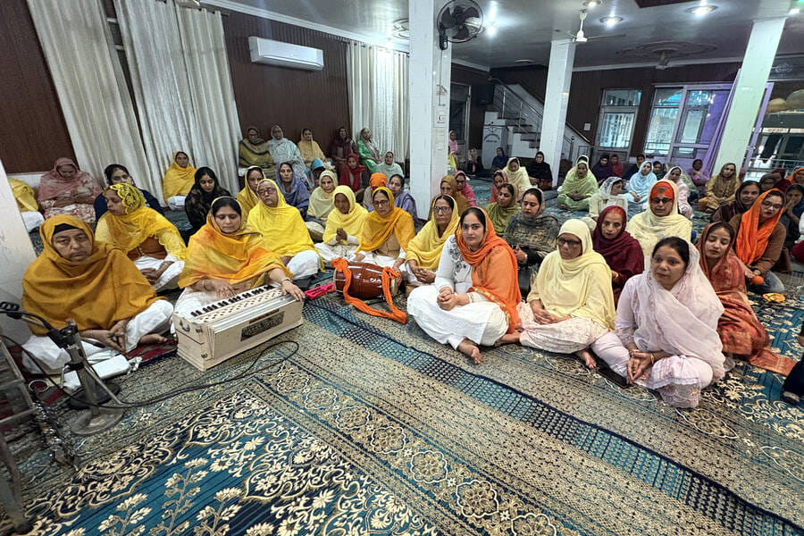 Mata Sahib Kaur's birth anniversary celebrated by reciting Sukhmani Sahib and singing kirtans.