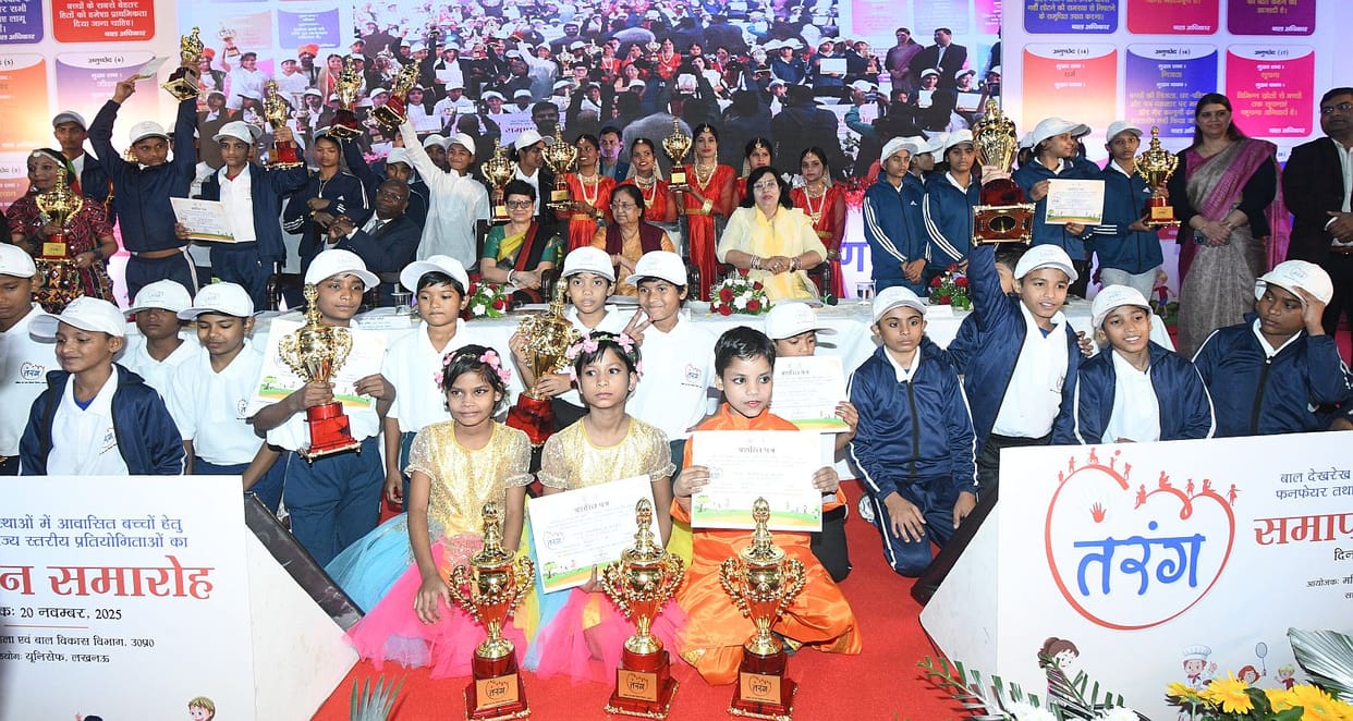 Children shows their talent