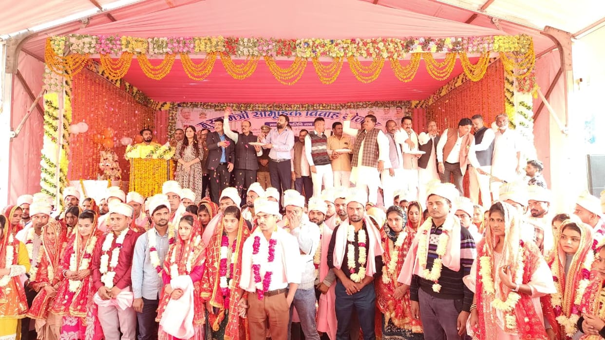170 couples tied the knot in Jani