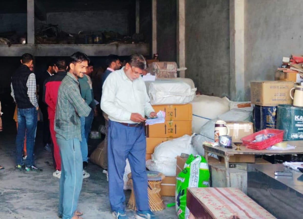 Two transport agencies raided, fine of Rs 1.04 lakh collected