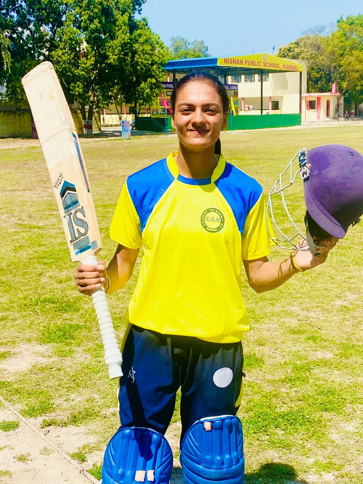 Karna Nagari's first female cricketer selected in the Under-23 Haryana team