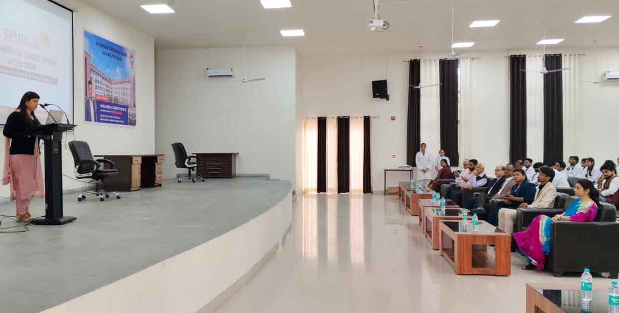 Seminar on global career held in medical college