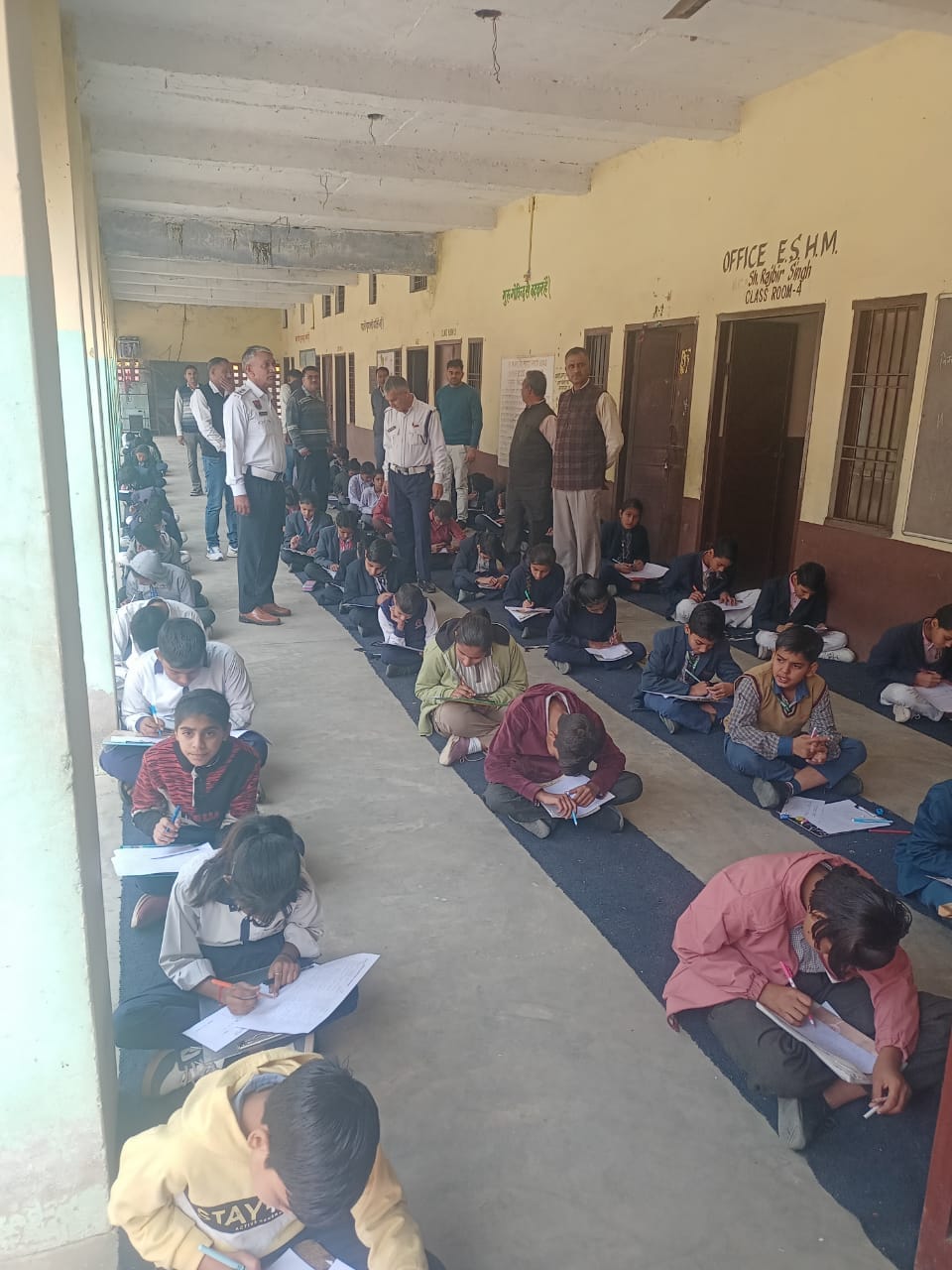 268 students participated in the block level competition
