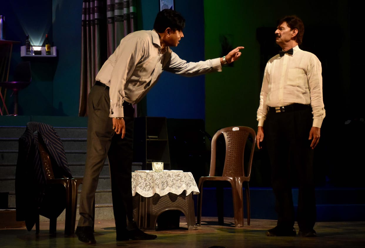 Peals of laughter echoed during the play
