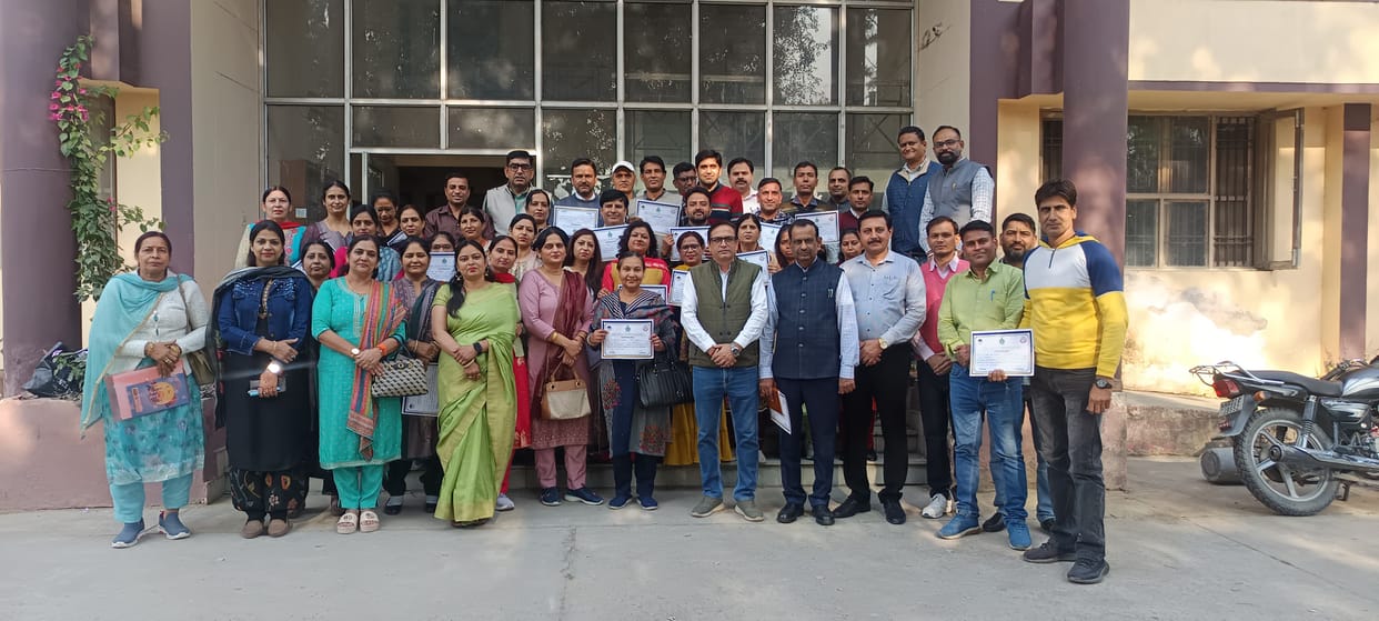 Teachers were told the importance of Sanskrit language