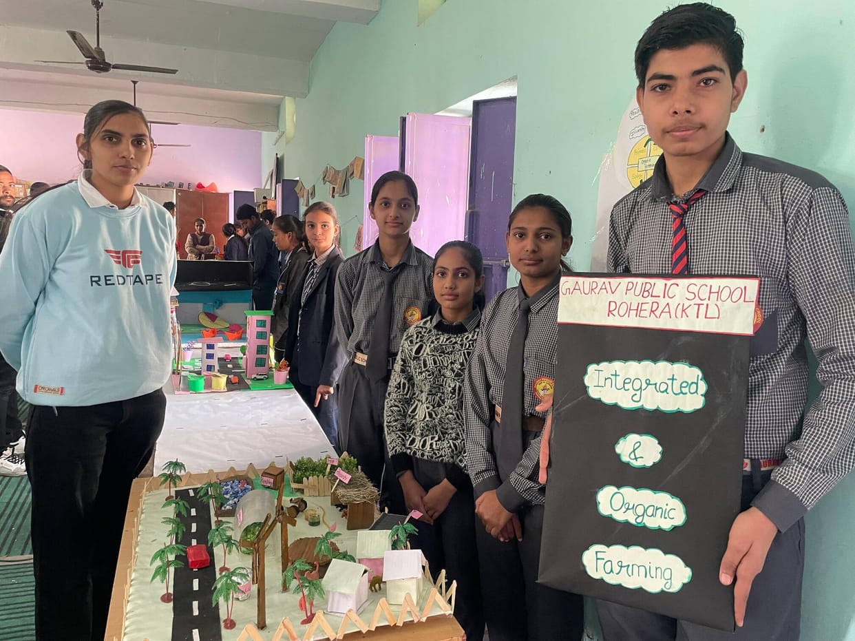 Khushi stood third in the science competition