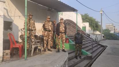 Security increased at Jama Masjid, RRF also deployed along with police