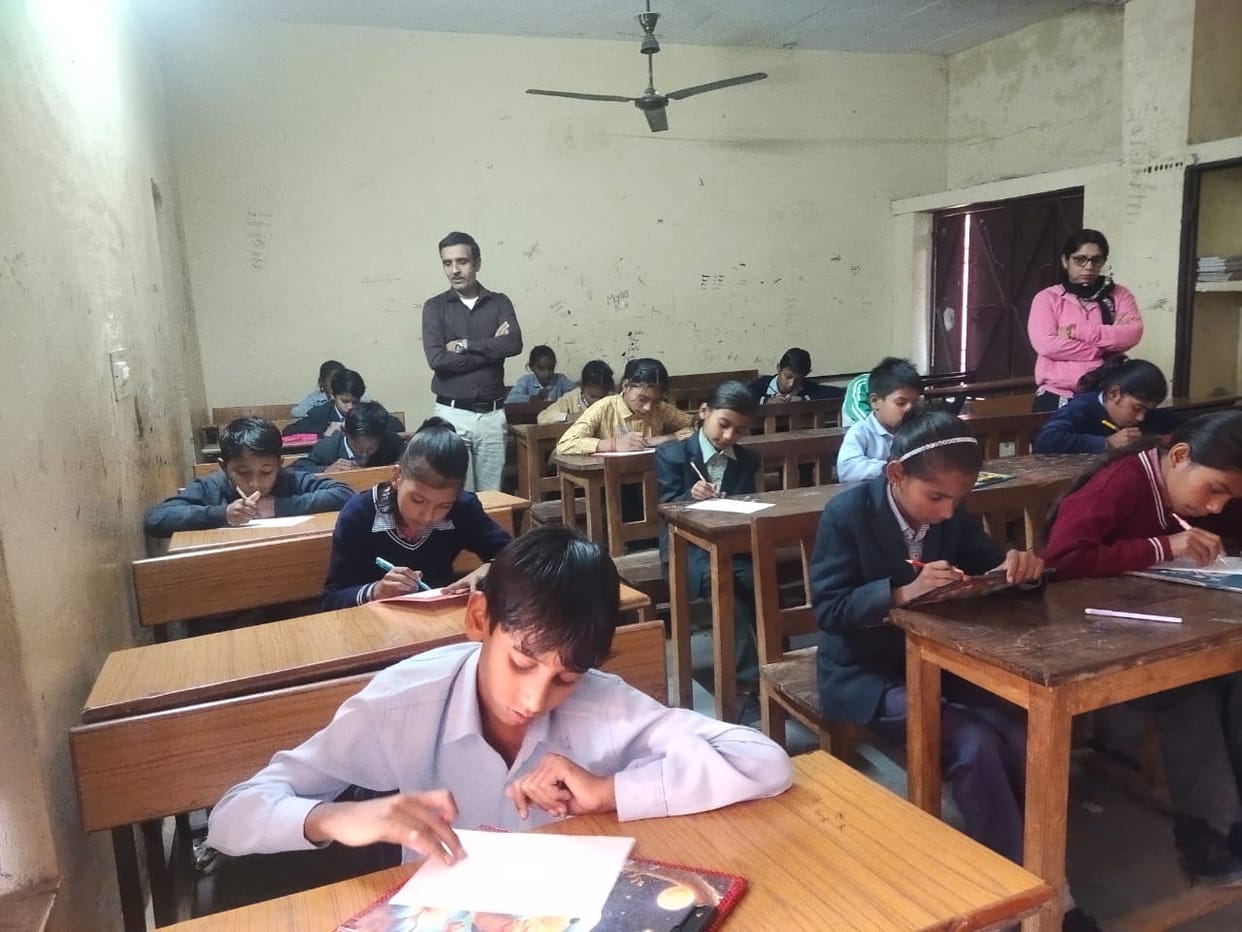 300 students participated in the road safety competition.