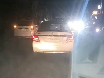 Car driver did not give way to ambulance... challan of Rs 10,000