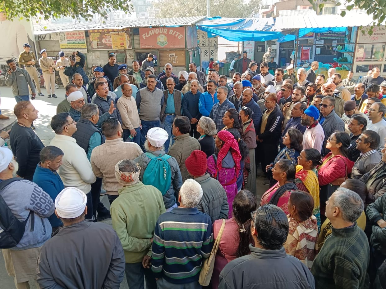 99% of the city's shops remained closed throughout the day in protest against the Mandavya festival fair.