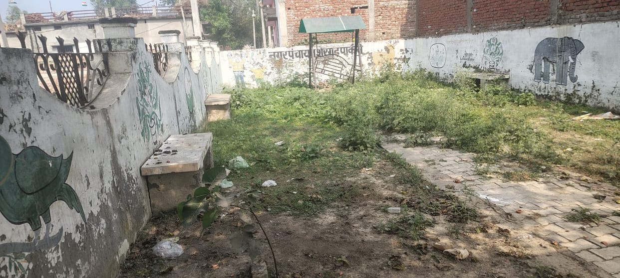 Nana-Nani Park in a dilapidated condition due to lack of maintenance