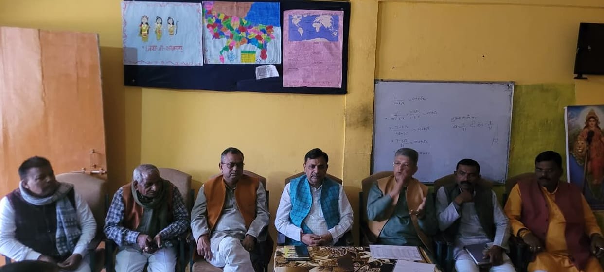 Saffron flags will be hoisted at every house, five ghee lamps will be lit