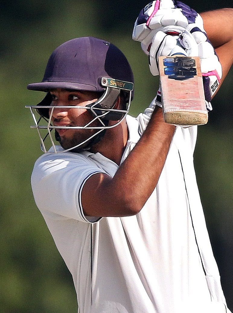 Samant Jakhar played an innings of 121 runs and also took a wicket.