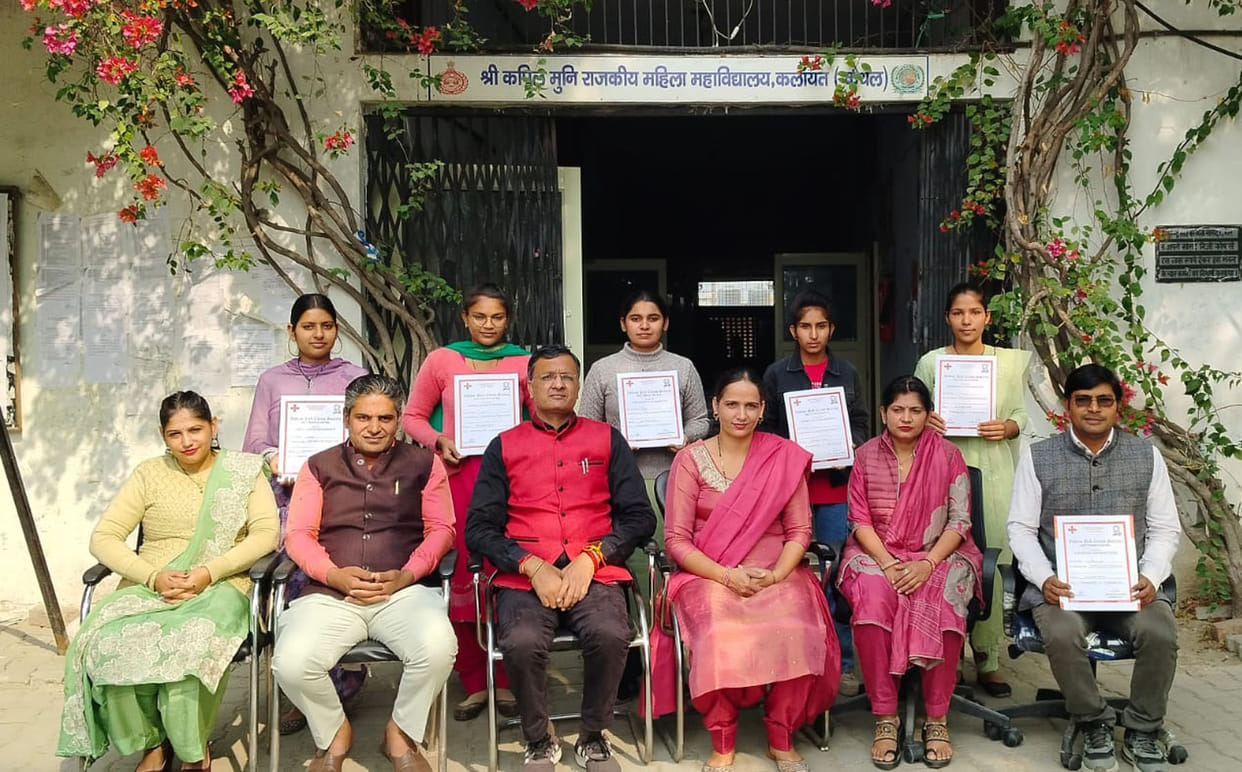 Women's College secured second place in group dance.
