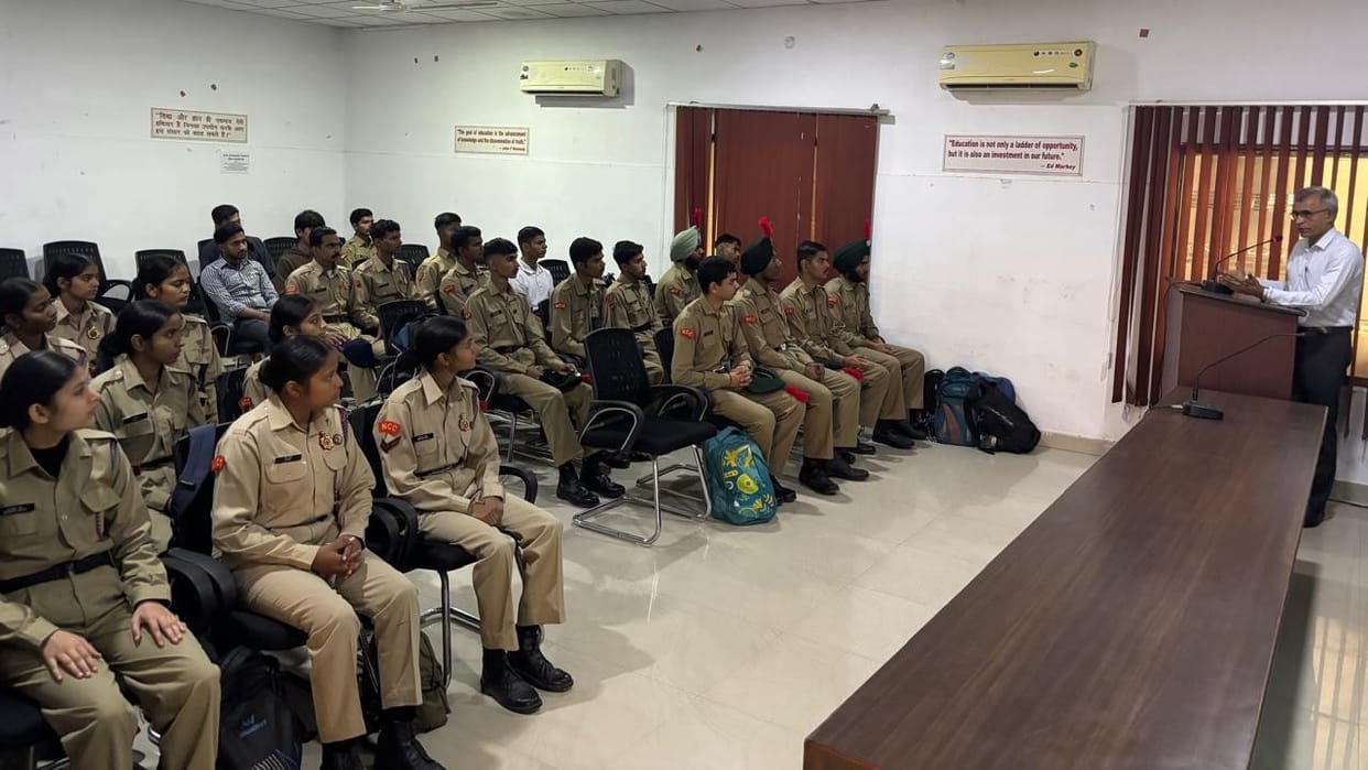 Volunteers celebrated NCC Day with enthusiasm and honour.