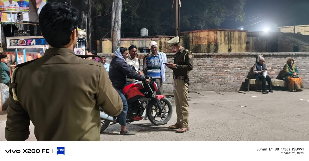 65 bike riders who violated traffic rules were fined