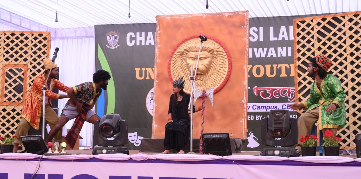 Message given in Youth Festival about entrepreneurship, self-reliance and adoption of indigenous products