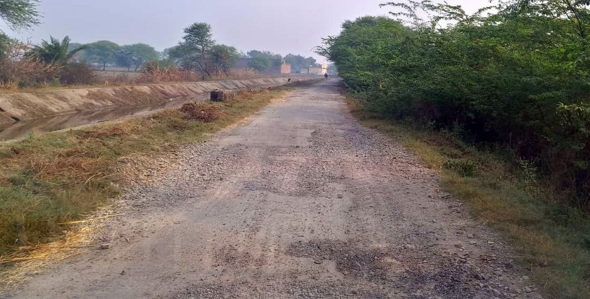 Roads were uprooted within a month, potholes were visible everywhere.