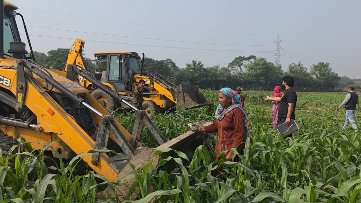 The Municipal Council has taken possession of eight acres of land on the Bahadurgarh bypass.