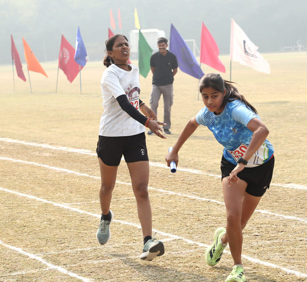 Jat College champion in men's and women's category of inter college competition