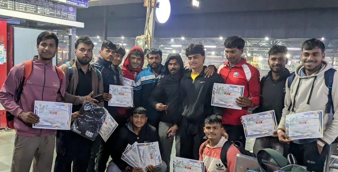 Agra got third place in Kabaddi Senior State Championship