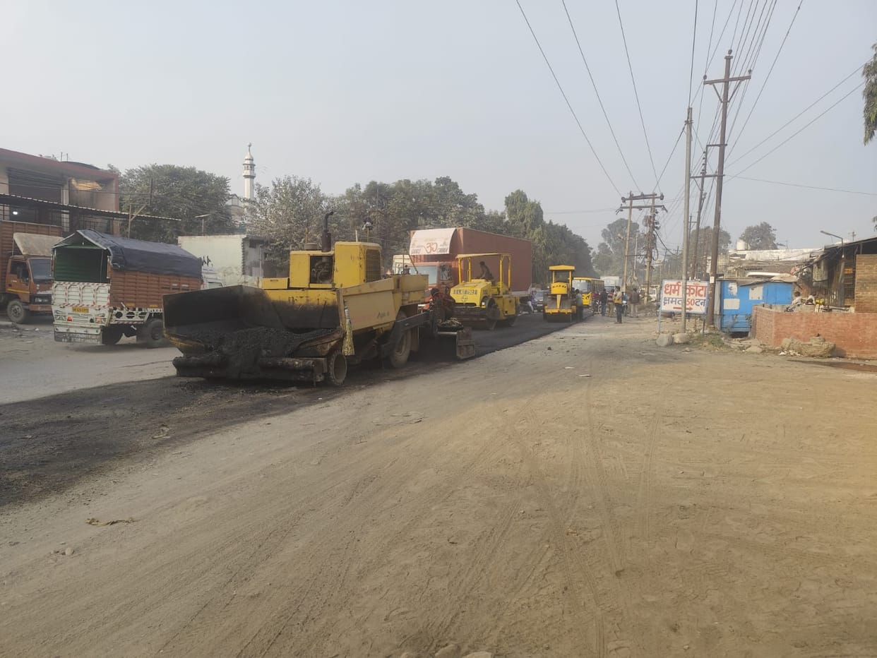 Relief from potholes on Kala Amb-Moginand National Highway