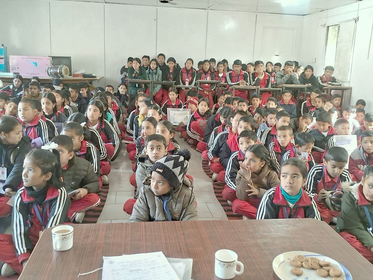 Awareness on cyber crime in Pounda school