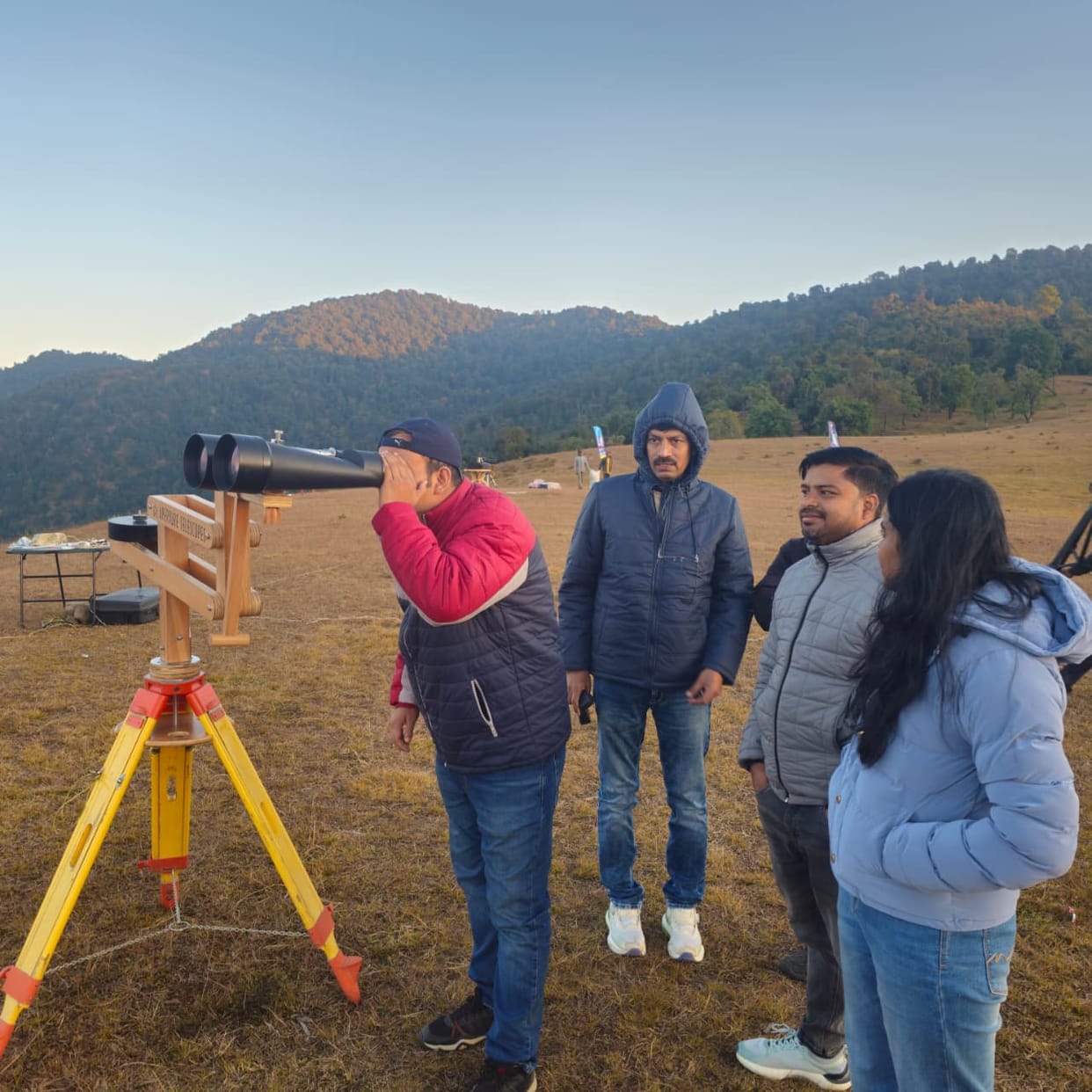 The dark sky of Nainital becomes an open observatory