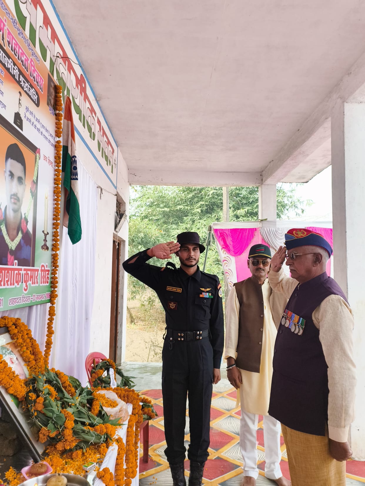 Shashank Singh's sacrifice is a matter of pride for the district, salute to him.