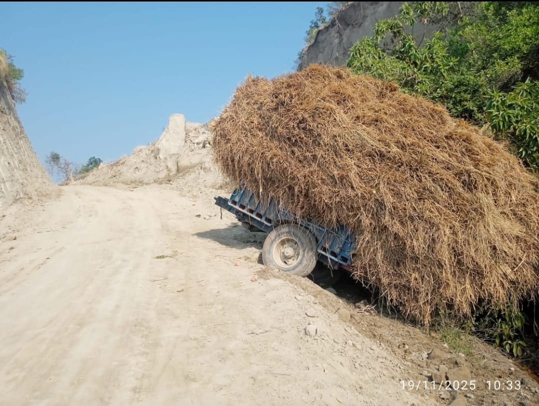 purmandal news, road damage