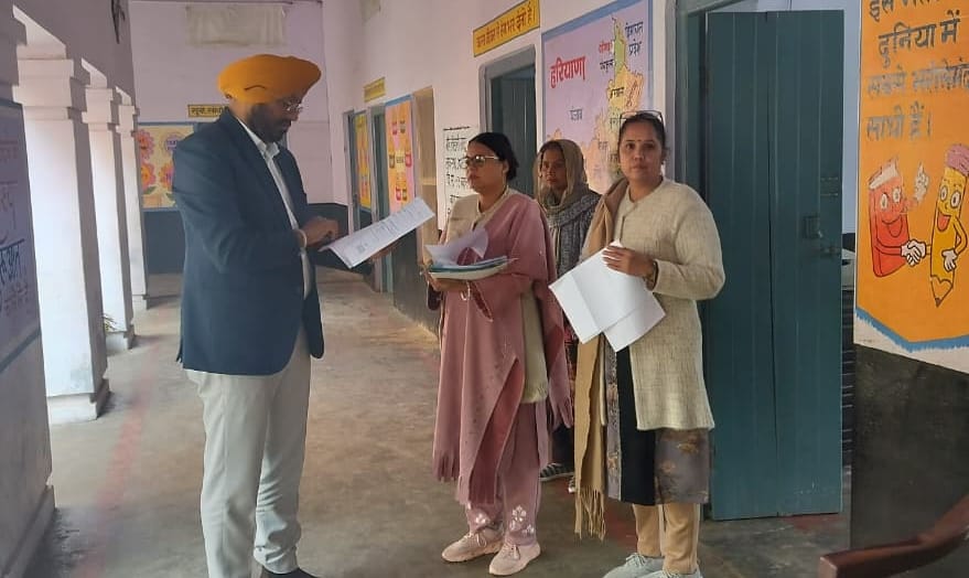 CBI team searched the records of two government schools in Bawanikheda.