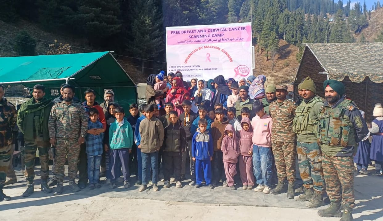 Kupwara, Medical Camp, Armyy Organised in Machal Village